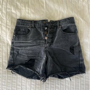 Cotton On High-Waisted Distressed Shorts